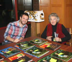 Ben Quesnel and Frances Gilbert at Jan 13th, 2013 Book Signing